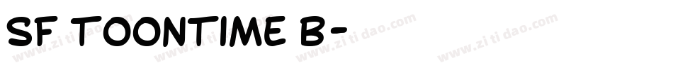 SF Toontime B字体转换